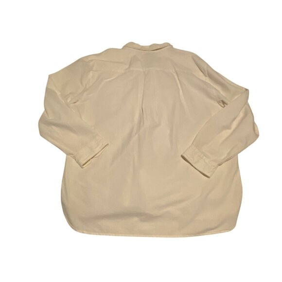 Urban Outfitters White Cotton Button-Up Shirt XL - Picture 10 of 11